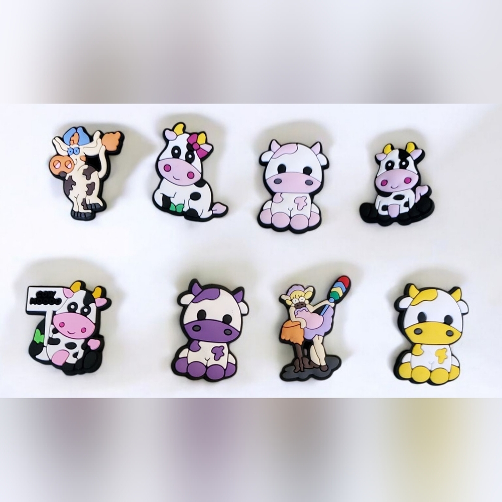 Cow Croc Charms